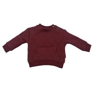Volcom Boy's 12M Crewneck Burgundy Cozy Sweatshirt NWT